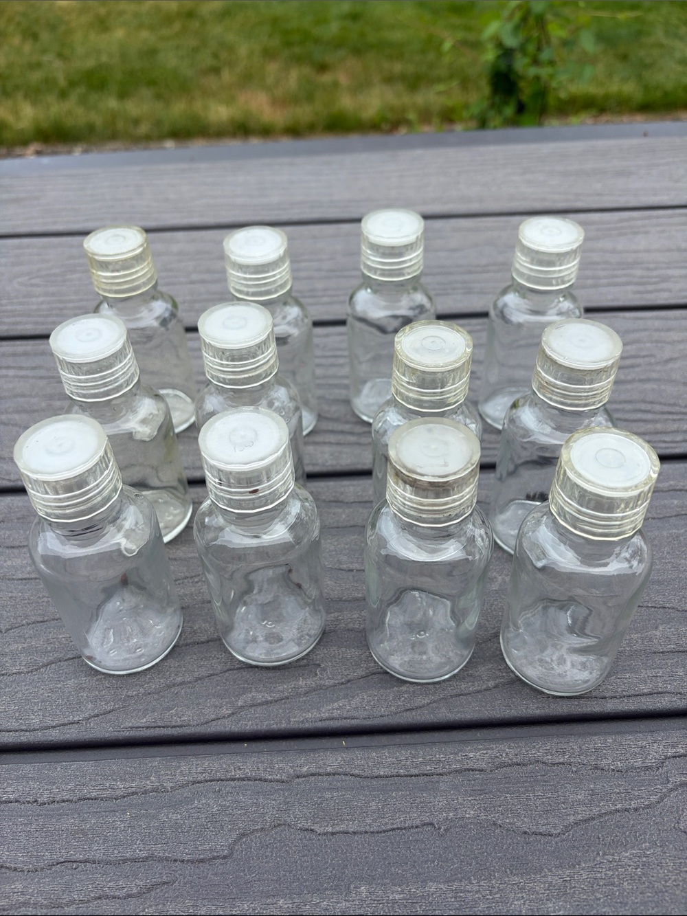 Vintage T.C. Wheaton Glass Apothecary Pharmacy Bottles Set of 12 USA